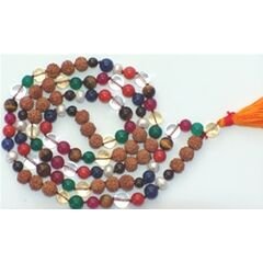 Rudraksha and Navaratna Mala