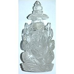 Specially Crafted Quartz Crystal Ganesh